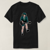 T-shirt Sticker Angus Young (Design devant)