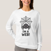 T-shirt Sticker 🕷️ araignée mignonne ✨ | Cartoon Web Fun" (Devant)