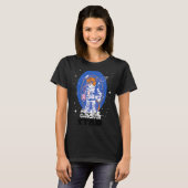 T-shirt Sticker Astronaut Cute Cat (Devant entier)