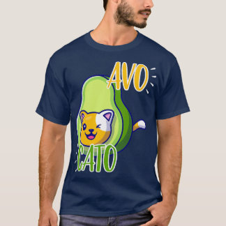 T-shirt Sticker Avocato Avocado et Kitten