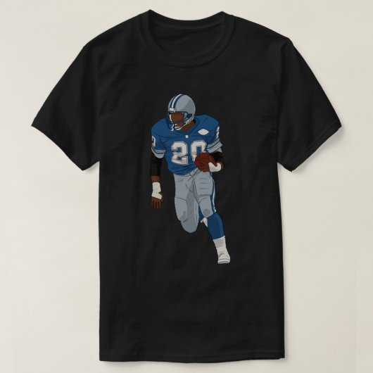 T-shirt Sticker Barry Sanders (Design devant)