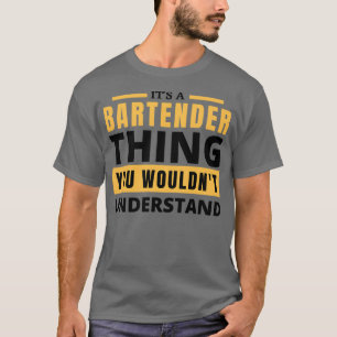 T-shirt Sticker BARTENDER