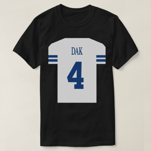 T-shirt Sticker Dak Prescott Jersey (Design devant)