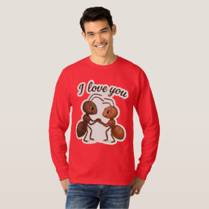 T-shirt Sticker d'amour mignon - Design romantique transpa