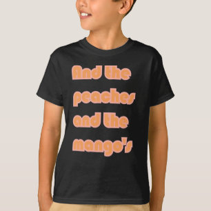 T-shirt Sticker de Mango Peaches