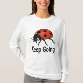 T-shirt Sticker de motivation de Ladybug (Devant)