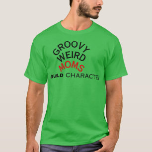 T-shirt Sticker de personnage de construction de mamans su