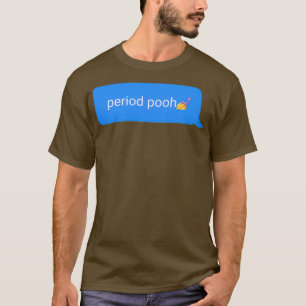 T-shirt Sticker de texte pour la période
