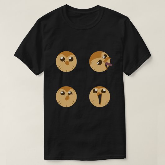 T-shirt Sticker d'expressions Hooty.png (Design devant)