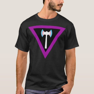 T-shirt Sticker Drapeau Lesbien Trans Labrys