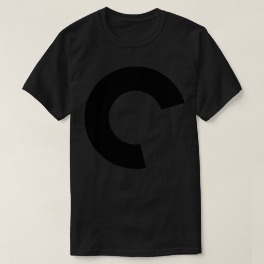 T-shirt Sticker du logo noir Critère (Design devant)