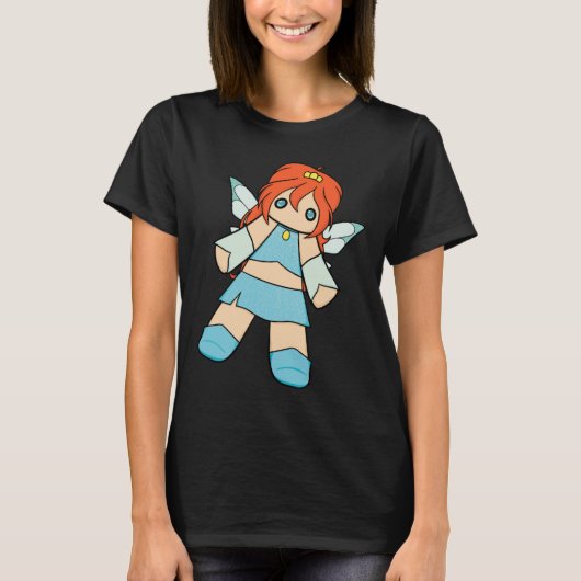 T-shirt Sticker en fleur (Devant)