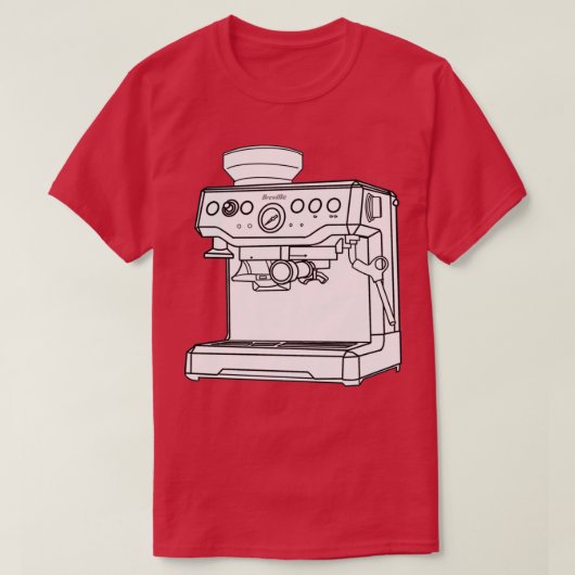 T-shirt Sticker Express Breville Barista (Design devant)