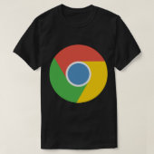 T-shirt Sticker Google Chrome (Design devant)