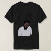 T-shirt Sticker Kendrick Lamar (Design devant)