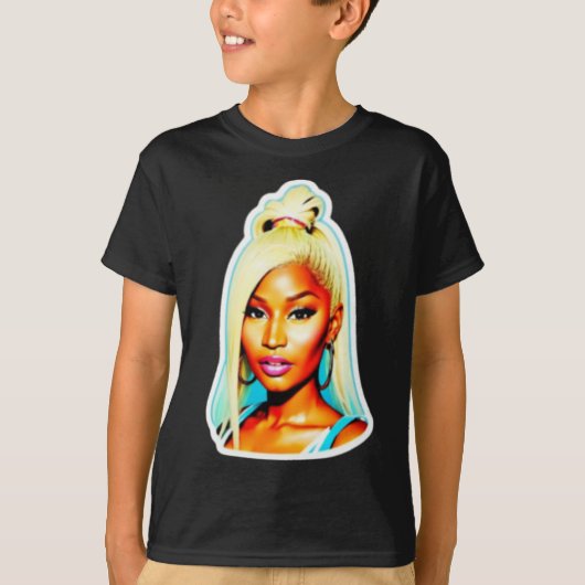 T-shirt Sticker Nicki Minaj (Devant)