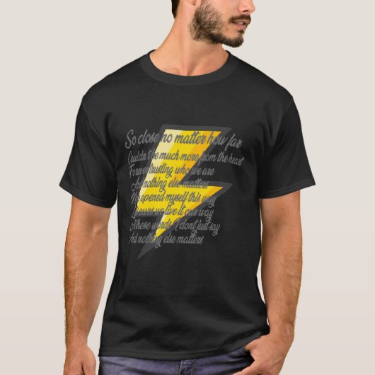 T-shirt Sticker Nothing Else S (paroles) (Devant)