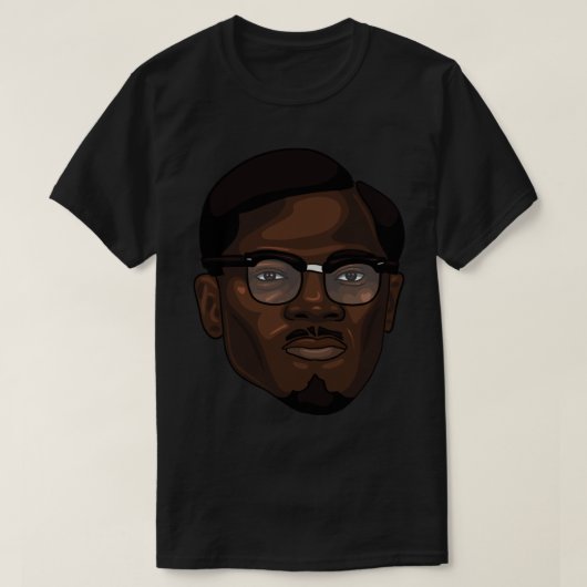 T-shirt Sticker Patrice Lumumba (Design devant)