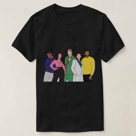 T-shirt Sticker Pentatonix (Design devant)