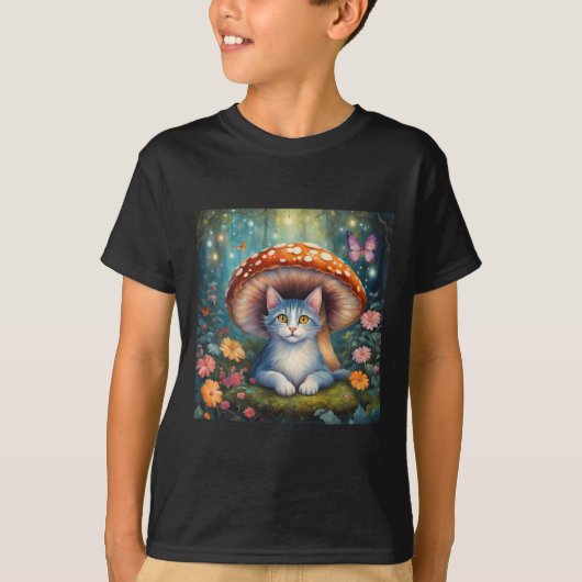 T-shirt Sticker pour chat léger super mignon (Devant)