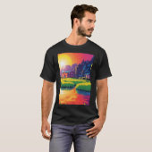 T-shirt Sticker pour doublures en argent (Devant entier)