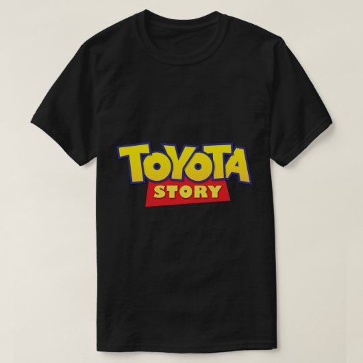 T-shirt Sticker pour l'histoire Toyota (Design devant)