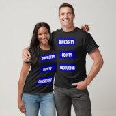 T-shirt Sticker pour pack d'inclusion diversité équité1 (Unisexe)