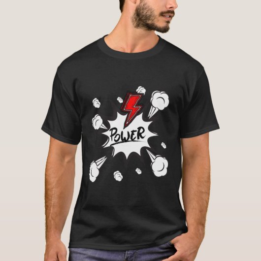 T-shirt Sticker Power Puff (Devant)