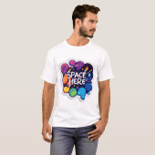 T-shirt Sticker spatial Fanart (Devant entier)