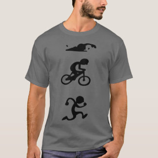 T-shirt Sticker sportif de triathlon