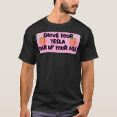 T-shirt Sticker Tesla Bumper (Devant)