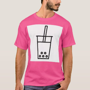 T-shirt sticker thé bulle mignon