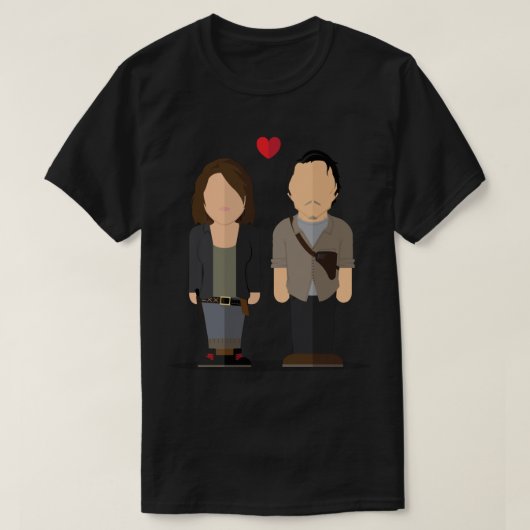 T-shirt Sticker TWD Glenn & Maggie.png (Design devant)