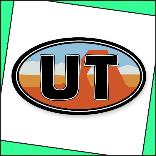 T-shirt Sticker Utah Bumper