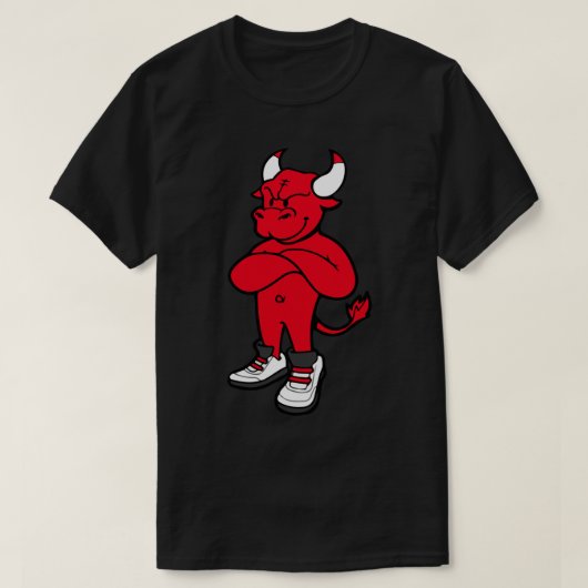 T-shirt Sticker vintage Benny the Bull (Design devant)