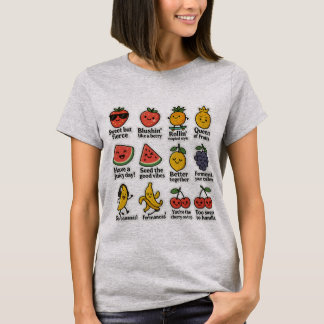 T-shirt Stickers Fruit Cute Bundle - Drôle été