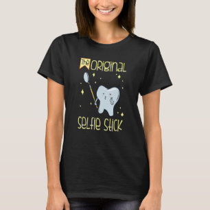 T-shirt Sticle Selfie Dentaire Miroir Dentaire Mignonne De