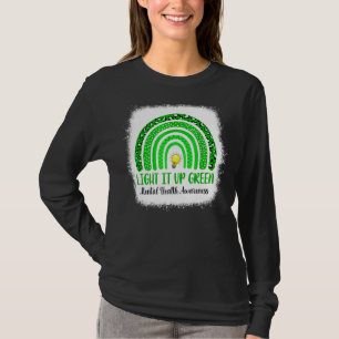 T-shirt Stigmatisme Rainbow End Green Light It Up Mental H