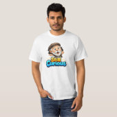 T-shirt Still Curious Funny Grandpa Cartoon (Devant entier)