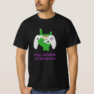 T-shirt Still Gaming After Death Zombie