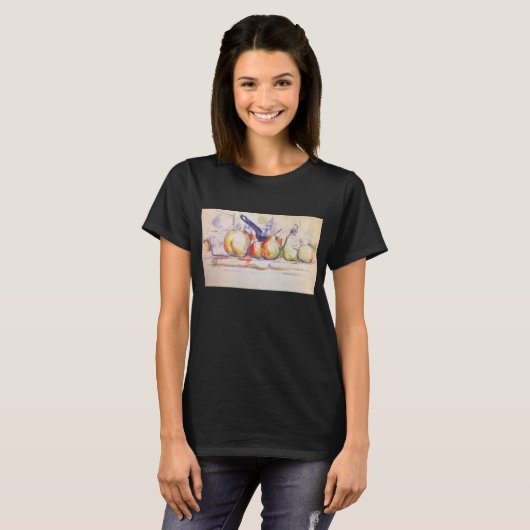T-shirt Still Life with Saucepan par Paul Cezanne (Devant entier)