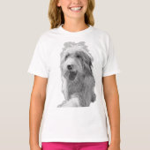 T-shirt Stillness in Motion – Monochrome Dog Portrait (Devant)