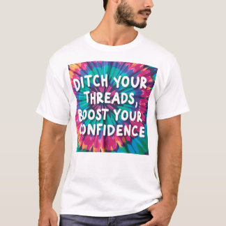T-shirt Stimuler la confiance Cravate-tee Tee Tee