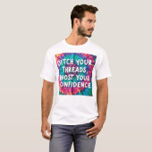 T-shirt Stimuler la confiance Cravate-tee Tee Tee (Devant entier)
