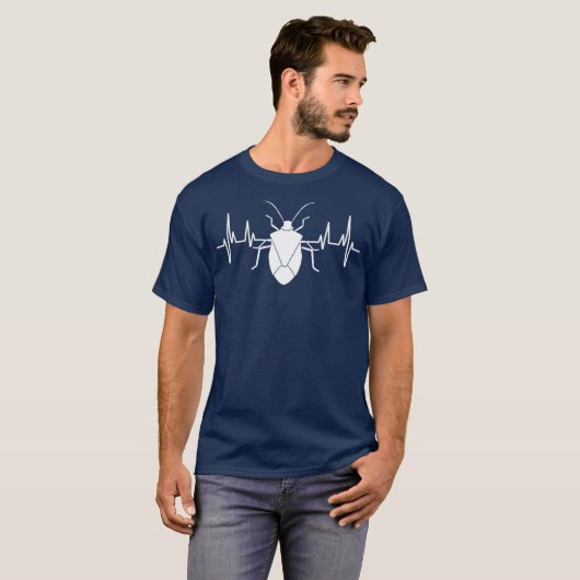 T-shirt Stink Bug Beetle Et Halyomorpha Halys - (Devant entier)