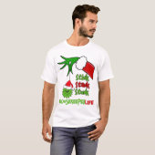 T-shirt Stink Stank Stunk Funny Noël (Devant entier)