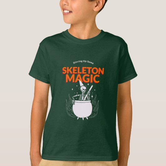 T-shirt Stirring Up some Skeleton Magie (Devant)