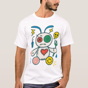 T-shirt Stitch Bunny — Cœur Glitché