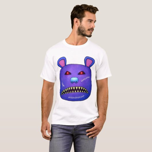 T-shirt Stitched Nightmare Bear (Devant entier)