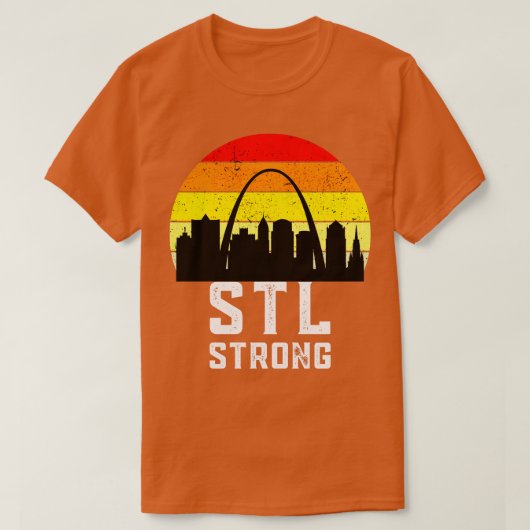 T-shirt STL Strong Saint Louis Missouri (Design devant)